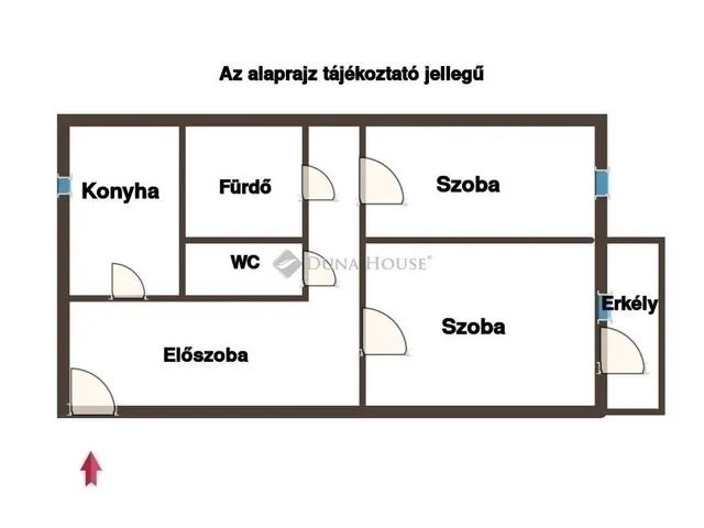 Eladó lakás Budapest VIII. kerület, Józsefváros 51 nm