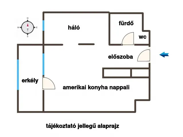 Eladó lakás Budapest XIII. kerület, Népsziget 41 nm