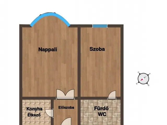 Eladó lakás Budapest VI. kerület, Nagykörúton belüli terület 91 nm