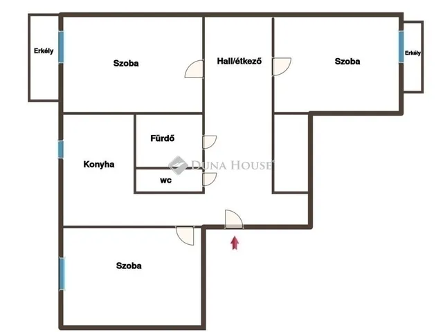 Eladó lakás Budapest XV. kerület, Újpalota 71 nm