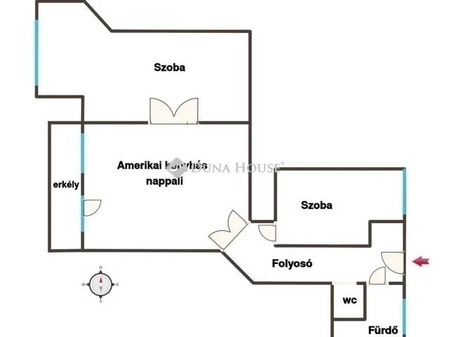 Eladó lakás Budapest VIII. kerület, Corvin negyed 73 nm