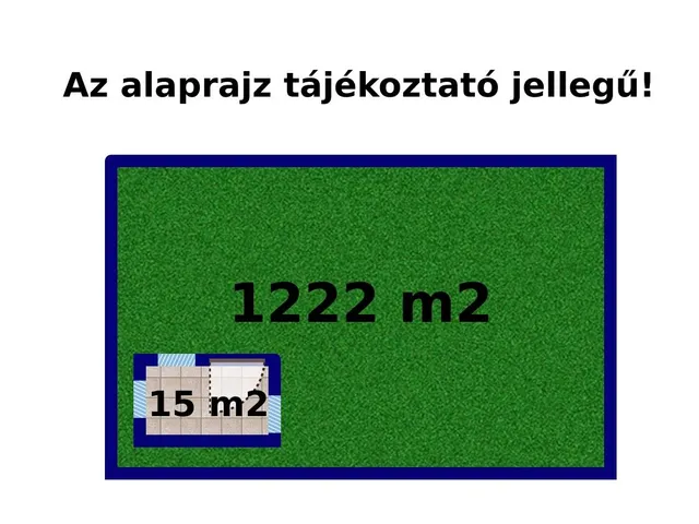 Eladó telek Alsóörs 1222 nm