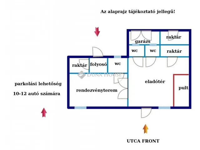 Eladó kereskedelmi és ipari ingatlan Szentpéterszeg 80 nm