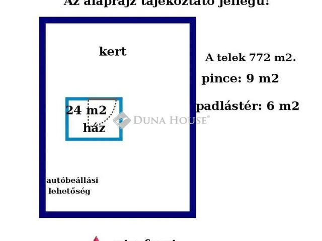 Eladó telek Mogyoród 772 nm