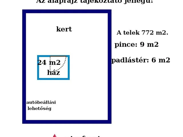 Eladó telek Mogyoród 772 nm