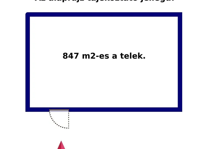 Eladó telek Gyál 847 nm