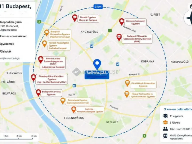 Eladó lakás Budapest VIII. kerület 70 nm