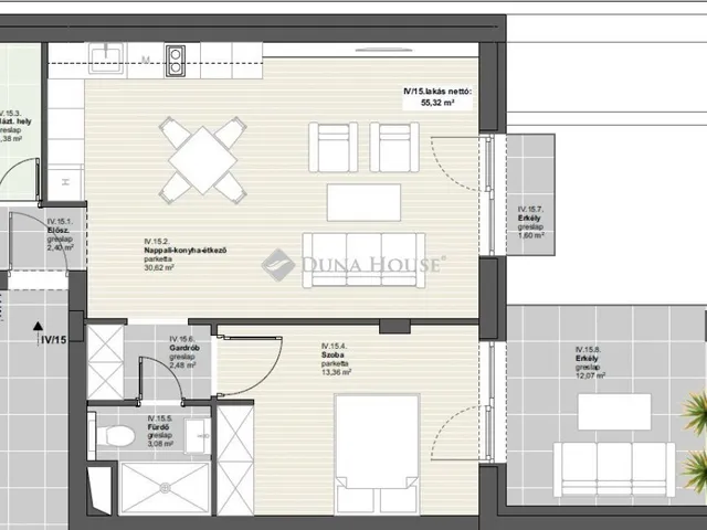 Eladó lakás Budapest XIX. kerület 62 nm