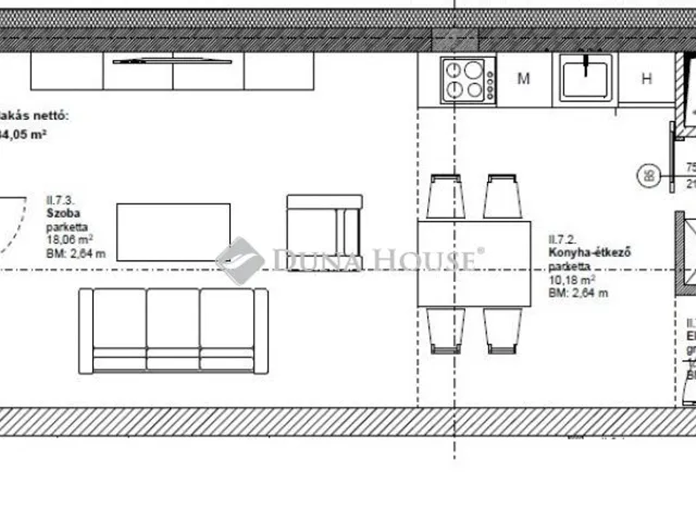 Eladó lakás Budapest XIX. kerület, Bethlen Gábor utca 34 nm