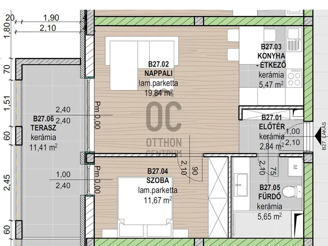 Eladó lakás Hévíz 45 nm