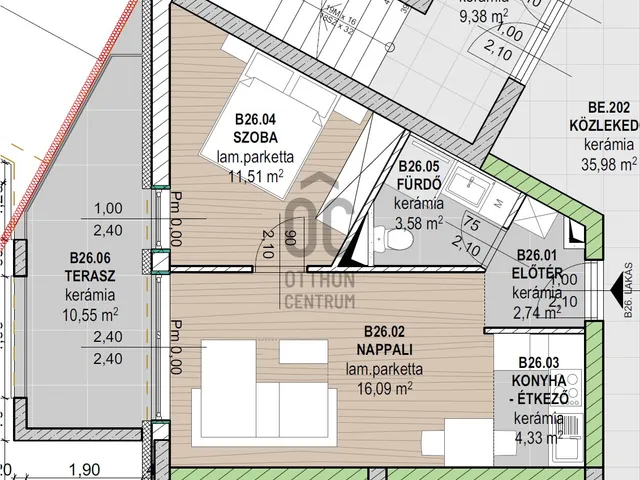 Eladó lakás Hévíz 38 nm