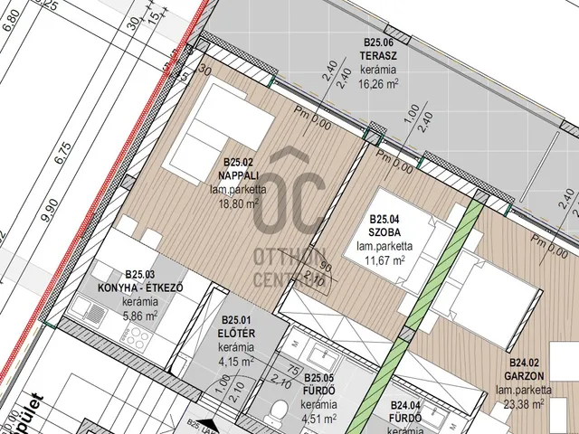 Eladó lakás Hévíz 45 nm