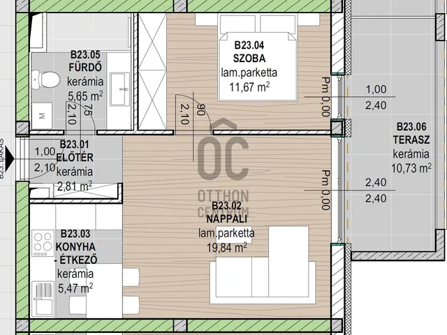 Eladó lakás Hévíz 45 nm