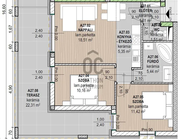 Eladó lakás Hévíz 54 nm