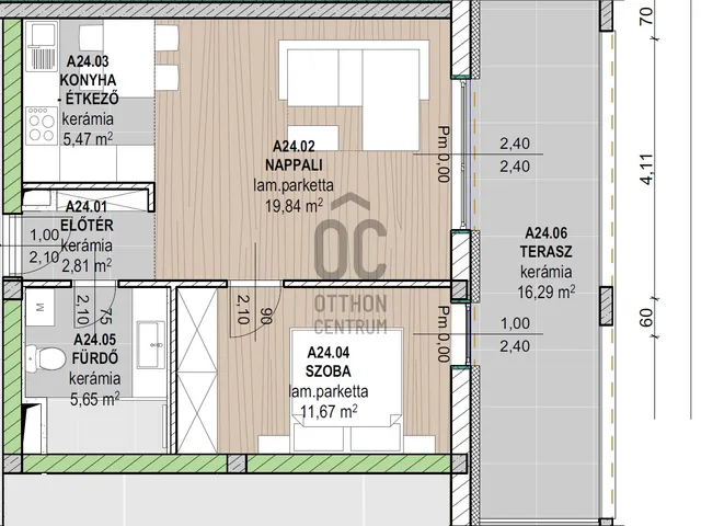 Eladó lakás Hévíz 45 nm