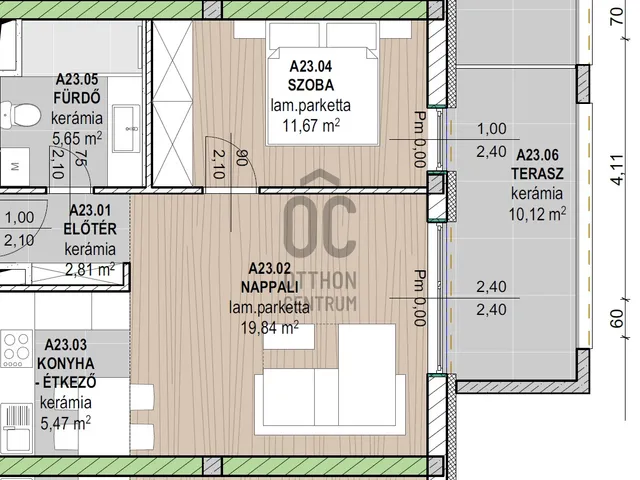 Eladó lakás Hévíz 45 nm