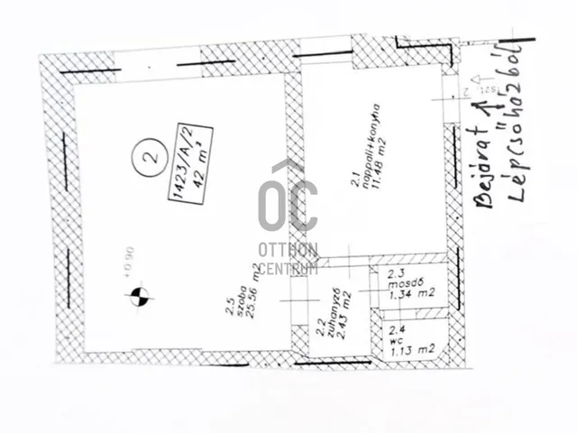 Eladó lakás Csorna 42 nm