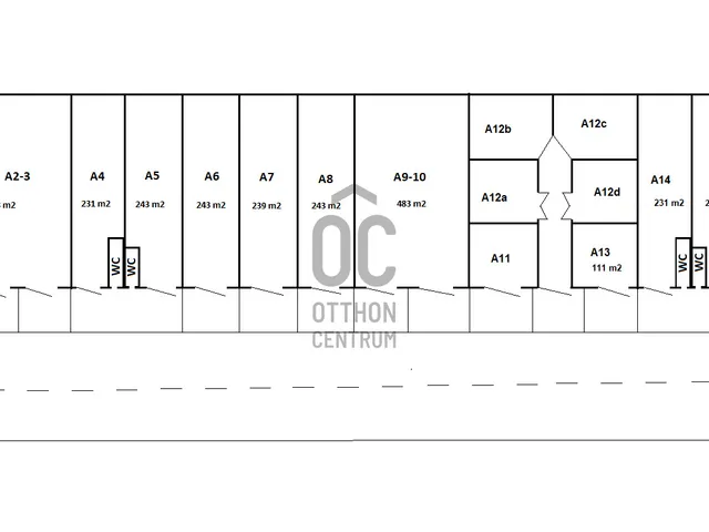 Kiadó kereskedelmi és ipari ingatlan Kistarcsa 483 nm