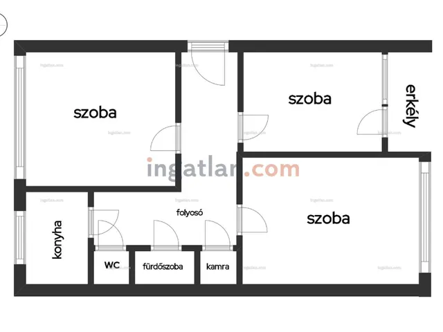 Eladó lakás Miskolc, Győri kapu 63 nm