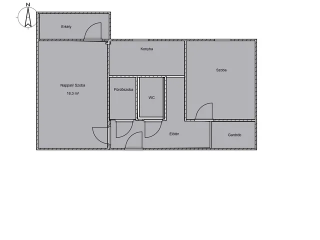 Eladó lakás Miskolc, Avas, Hajós 55 nm