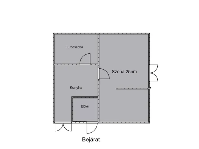 Eladó lakás Sajószentpéter 39 nm