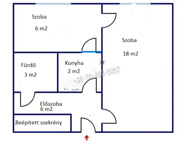 Eladó lakás Miskolc, Gálffy Ignác utca 35 nm