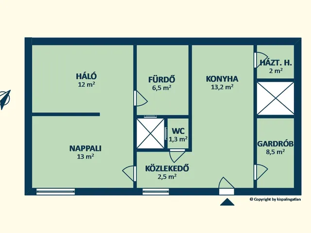 Eladó lakás Budapest V. kerület, Belváros, Petőfi Sándor utca 59 nm