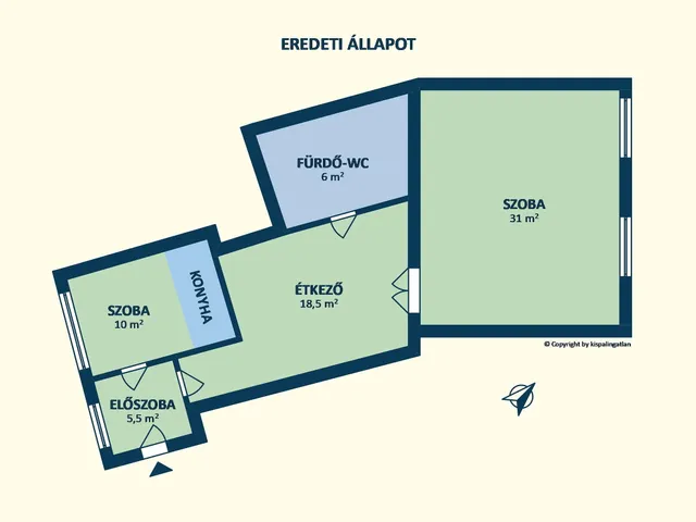 Eladó lakás Budapest VII. kerület, Belső-Erzsébetváros, Erzsébet körút 71 nm