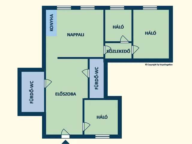 Eladó lakás Budapest VII. kerület, Belső-Erzsébetváros, Erzsébet körút 88 nm