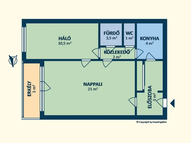 Eladó lakás Budapest XI. kerület, Őrmező, Kérő utca 49 nm