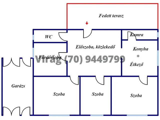 Eladó ház Debrecen 90 nm