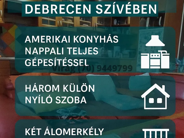 Eladó lakás Debrecen 81 nm