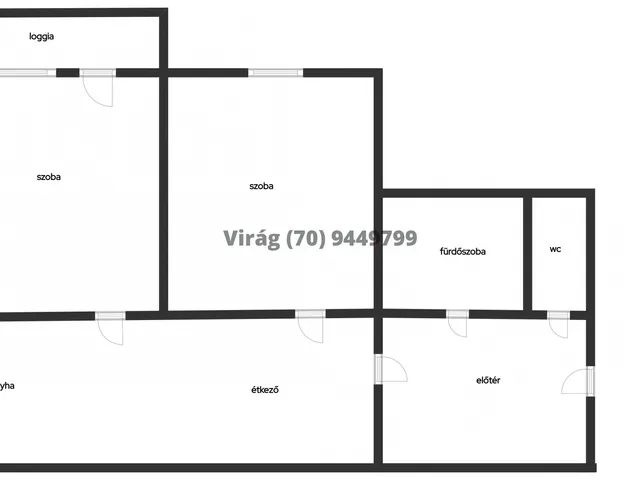 Eladó lakás Debrecen 56 nm