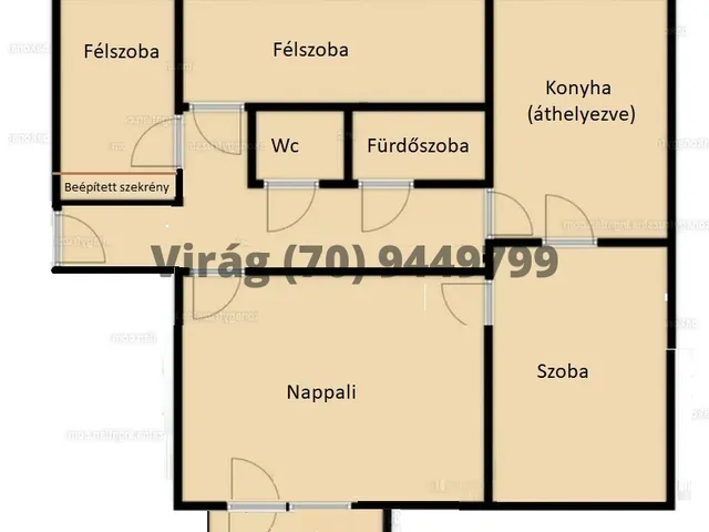 Eladó lakás Debrecen 73 nm