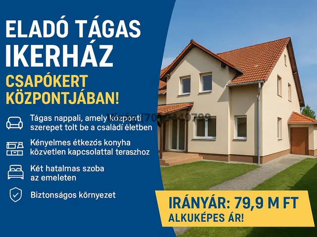 Eladó ház Debrecen 125 nm