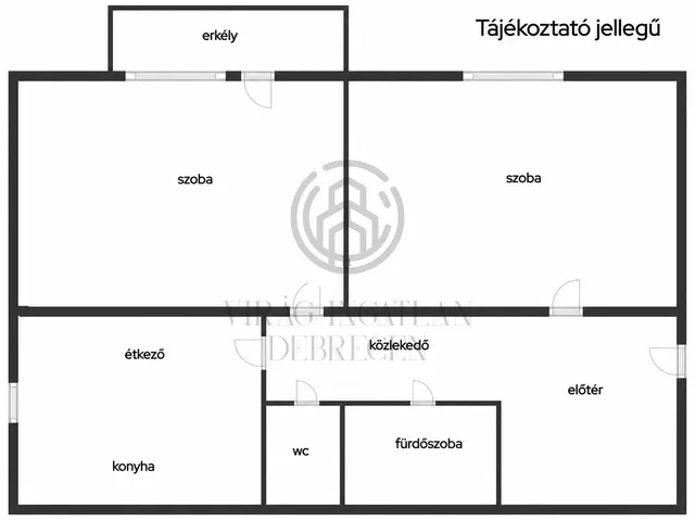Eladó lakás Debrecen, Epreskert utca 53 nm