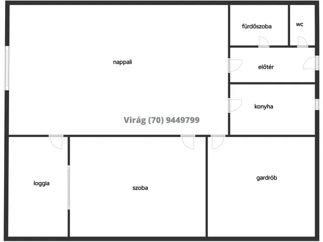 Kiadó kereskedelmi és ipari ingatlan Debrecen, Postakert utca 63 nm