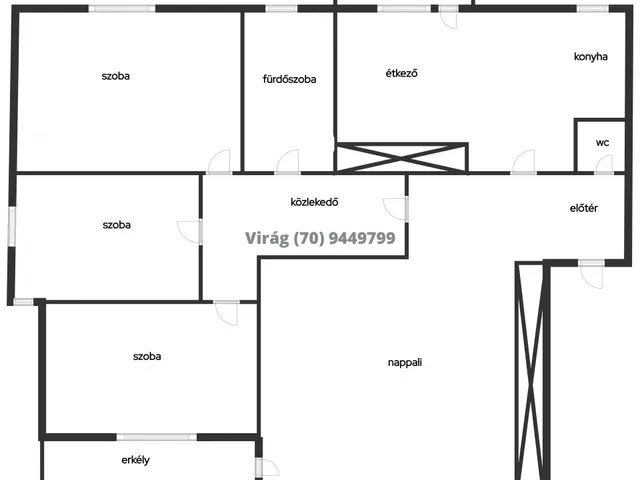 Eladó kereskedelmi és ipari ingatlan Debrecen 84 nm