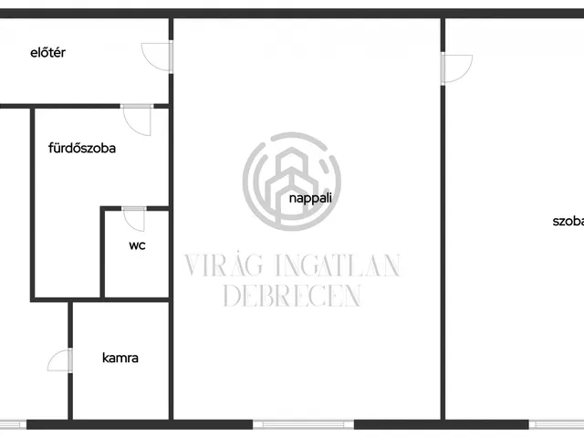 Eladó lakás Debrecen, Piac utca 50 nm