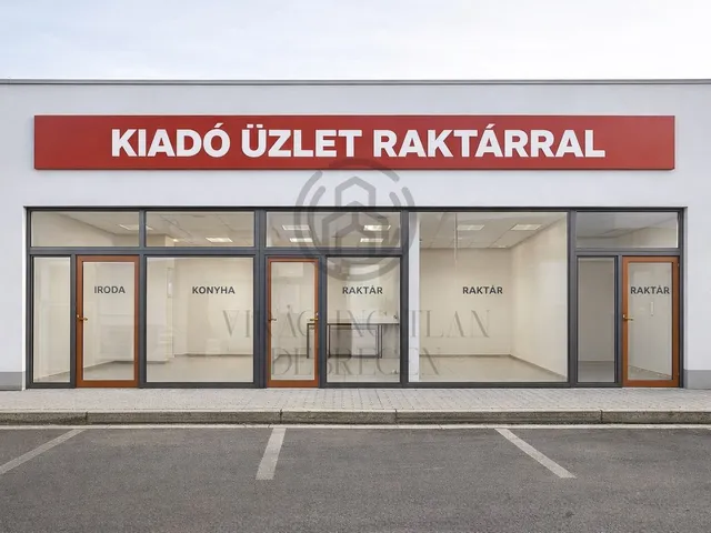 Kiadó kereskedelmi és ipari ingatlan Debrecen 425 nm