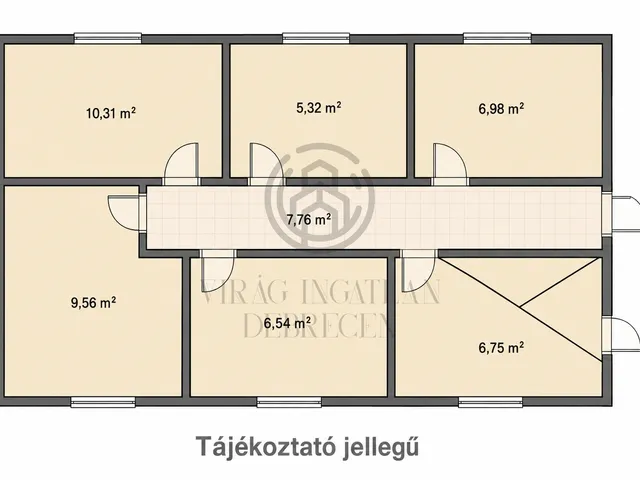 Kiadó kereskedelmi és ipari ingatlan Debrecen, Vág utca 53 nm