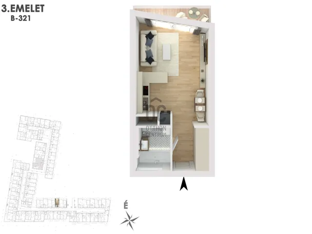 Eladó lakás Budapest XIII. kerület, Vizafogó, Népfürdő utca 32 nm