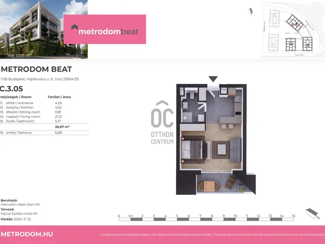 Eladó lakás Budapest XIII. kerület, Turóc utca 35 nm