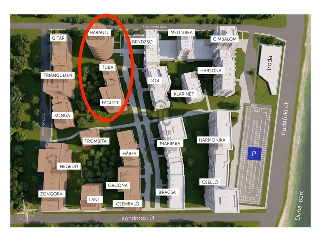 Eladó új építésű lakópark Budapest XI. kerület, Kelenföld, Szerenád utca