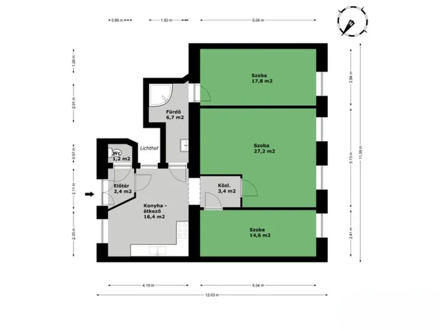 Eladó lakás Budapest VII. kerület 89 nm