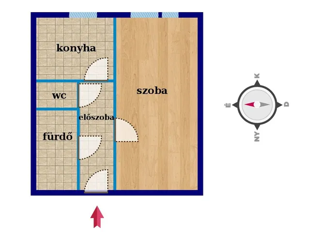 Kiadó lakás Szolnok, Ady Endre utca 37 nm