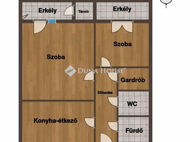 Kiadó lakás Szolnok, Kossuth tér 63 nm