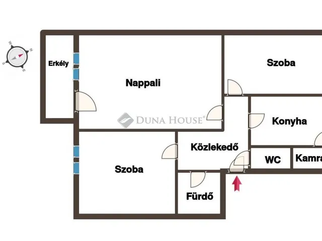 Eladó lakás Túrkeve, Petőfi tér 62 nm