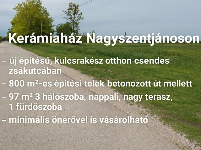 Eladó ház Nagyszentjános, h 97 nm