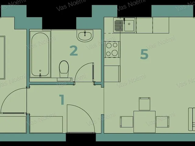 Eladó lakás Nagykanizsa, Belváros 44 nm